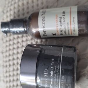 Perricone MD Neck Cream and Face Serum - Black and Brown